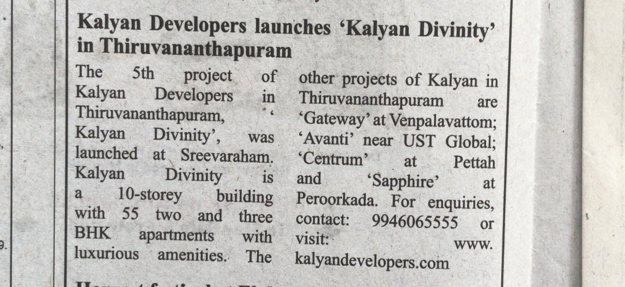 Kalyan Divinity at Trivandrum