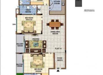 Kalyan Marvella 3 Bedroom plan