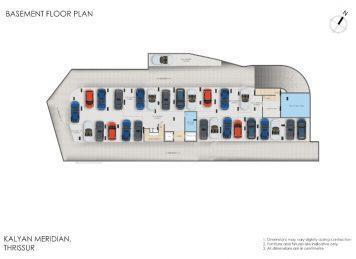 Kalyan Meridian Basement floor plan
