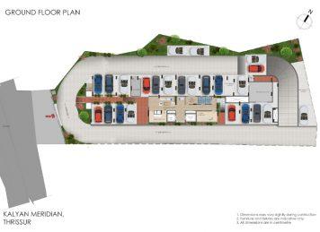 Kalyan Meridian Ground floor plan