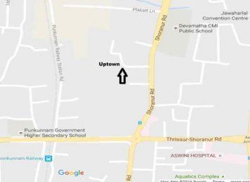 Kalyan Uptown Thrissur location map
